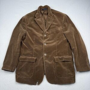 Polo By Ralph Lauren Blazer Mens XL Brown Corduroy 3 Button Sport Coat Jacket